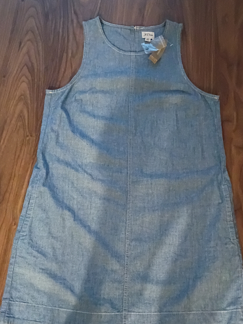 J. Crew Light Blue Chambray Dress